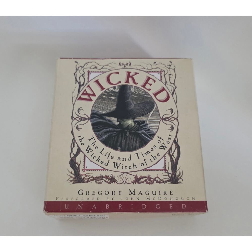 Gregory Maguire Wicked Audiobook CD Set Unabridged 16 CDs 20 Hours